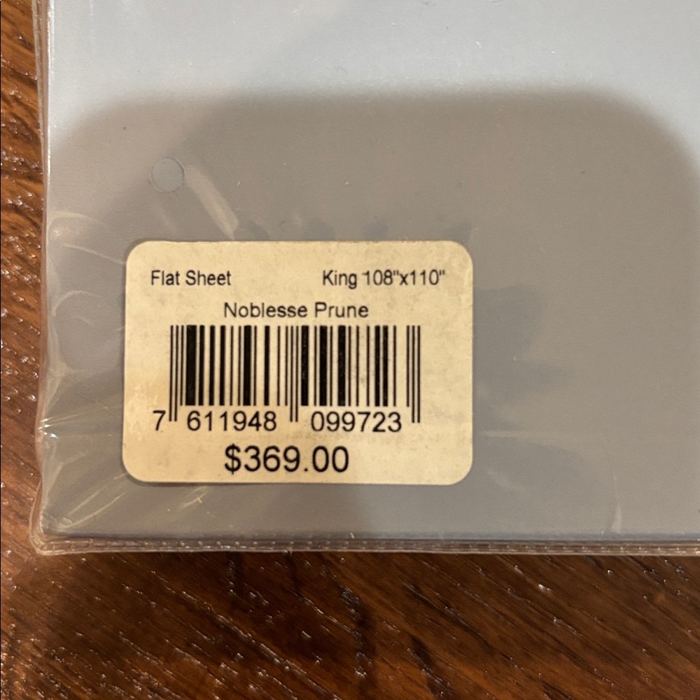 Schlossberg Satin Noblesse Bedding Set KING SIZE - Prune - New - Picture 5 of 7